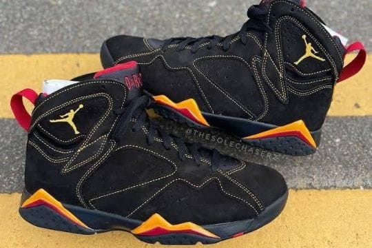  JORDANS RETRO 7 CITRUS ORIGINAL LEATHER QUALITY.