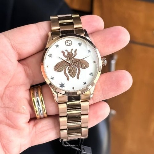 Inspired by Gucci G-Timeless Men's Watch – 7AA Premium Collection | 40mm Dial | Rosegold Stainless S