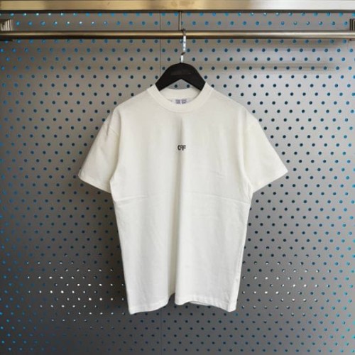 Inspired by OFF WHITE | Premium Heavy GSM 100% Cotton T-Shirt for Men | Half Sleeves | Gold Finish |