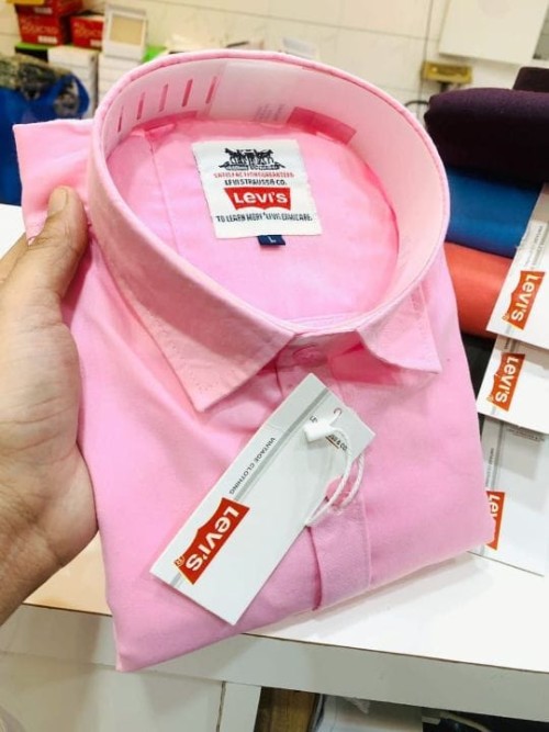 Men's Premium 10A Quality Pure Cotton Plain Shirt – Full Sleeves | High-Grade Fabric | Classic & Com