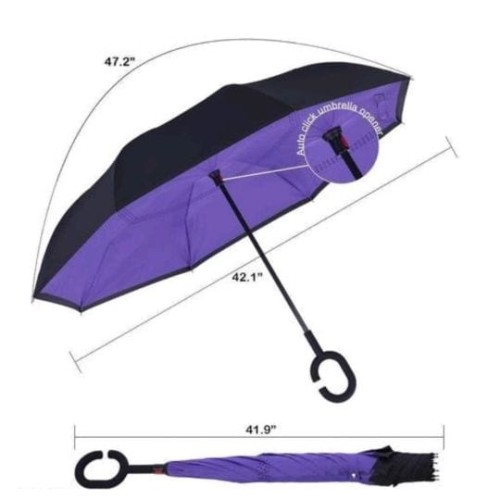 C shapped handle Umbrella .