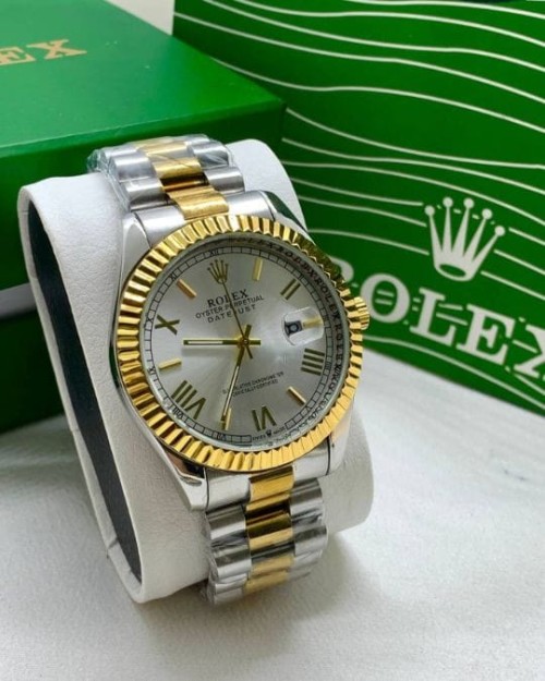  Inspired by Rolex Men's Luxury Watch – Premium Design with Date Function – Elegant Stainless Steel 