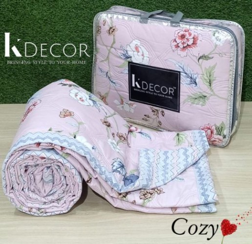 Cozy ORIGINAL Premium Double Bed Ultrasonic AC Comforter – Ultra-Soft & Lightweight | All-Season Qui