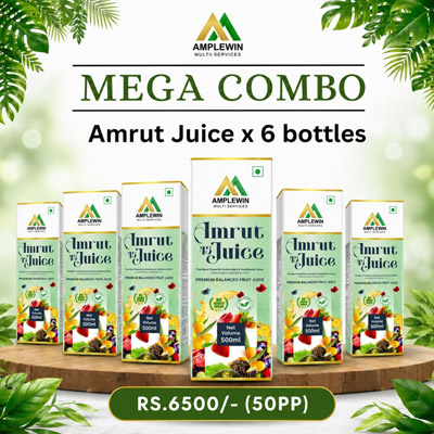 AmpleWin Amrut Juice 6 Bottles